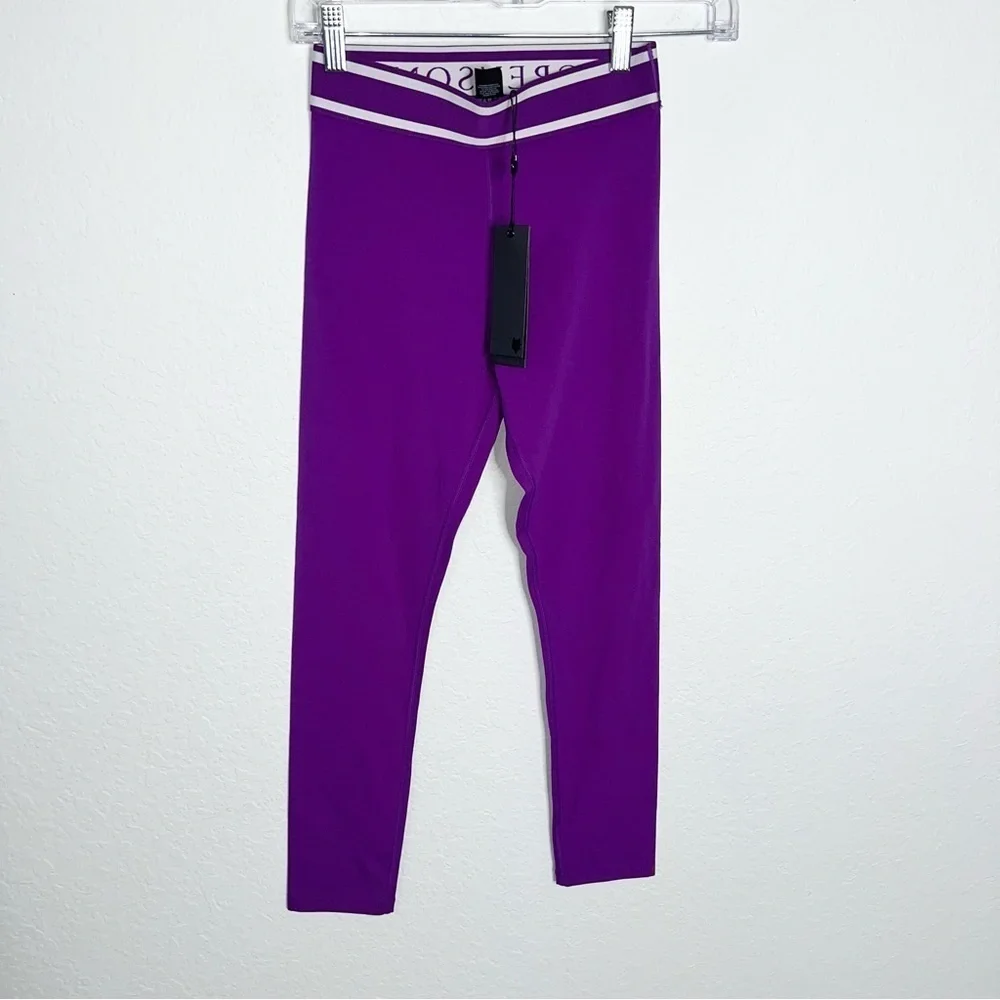Greyson Girls Leggings 10 Etoile Athletic Golf Seamless Orchid Fuchsia Pants B13
